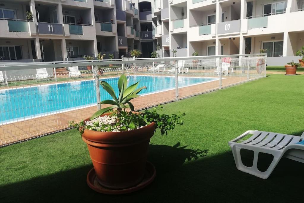 Blue Ocean Corralejo: Sunny Terrace, Pool, Wifi Appartamento *
